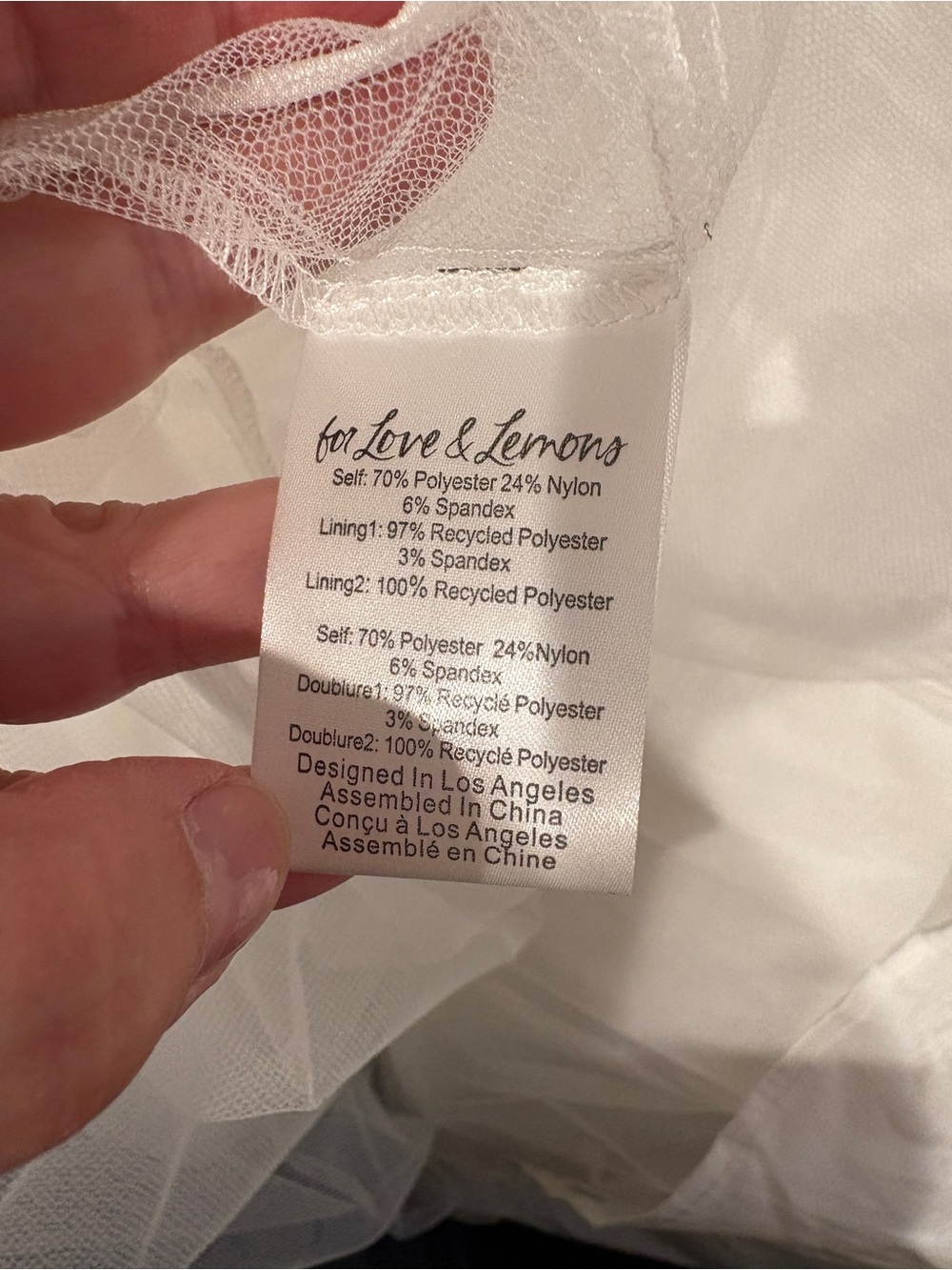 $589 NWT For Love And Lemons “Antoinette” Taffeta Midi Dress in White Sz 8 - Picture 12 of 12